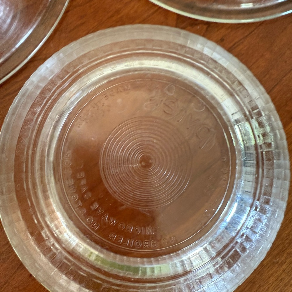 Pyrex Clear Glass Nesting Bowls Mixing Bowl Set of 3 - #325, #323, and #322 - Picture 9 of 13